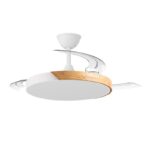 Ventilador LED aspas retráctiles Taoro 60W 8800Lm CCT Dim - Imagen 3
