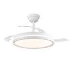 Ventilador LED Ventus Evo 39W con aspas retráctiles – Silencioso y Smart