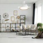 Ventilador de Techo ALEMAR LIMA Blanco/Oro con Luz LED 50W CCT Regulable - Imagen 2