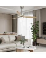 Ventilador de Techo MADEIRA N.SATINADO-MADERA CLARA 132 cm con Luz LED y Motor DC | Aspas de Madera Natural - Imagen 3