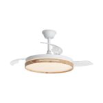 VENTILADOR MINI TOGO BLANCO/MADERA 40CMS 3 PALAS AJP