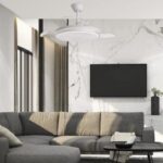 Ventilador de Techo ALEMAR NOVA Blanco con Luz LED 68W y Motor DC Silencioso | Aspas Retráctiles - Imagen 3