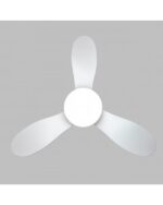 Ventilador de techo BRIS blanco 3 aspas LED 20W | DC silencioso con luz regulable CCT - Imagen 3