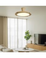 Ventilador de Techo QATAR MADERA 50 cm con Luz LED 36W y Motor DC | Alta Potencia Lumínica - Imagen 3