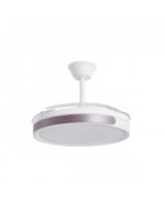 Ventilador de Techo SAMANÁ CAFÉ con Luz LED 68W y Motor DC Silencioso | Aspas Retráctiles - Imagen 5