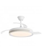 Ventilador de Techo SAMANÁ ARENA con Luz LED 68W y Motor DC Silencioso | Aspas Retráctiles