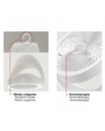 Ventilador de Sobremesa TRAVEL LED 3W con Batería y USB | Compacto y Portátil Ventilador de escritorio ligero con luz LED y batería recargable - Imagen 4