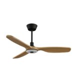 Ventilador de techo Balcony Neo negro mate LED IP44