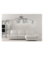 Semiplafon Gala Cromo 6L 80cm - Imagen 2