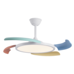 Ventilador LED Key Plus con aspas retráctiles – Más potencia, más luz, más confort