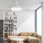 Ventilador LED Night Eco Brilli con aspas retráctiles – Confort silencioso con diseño brillante - Imagen 2