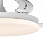 Ventilador LED Night Eco Brilli con aspas retráctiles – Confort silencioso con diseño brillante