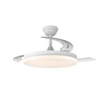 Ventilador LED Night Eco Brilli con aspas retráctiles – Confort silencioso con diseño brillante - Imagen 4