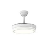 Ventilador LED Night Eco S con aspas retráctiles – Silencio total y diseño elegante en negro - Imagen 7