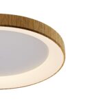 NISEKO II * PLAFÓN LED 30W D.38CM MADERA - Imagen 2