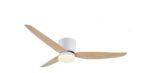 Ventilador de Techo LED NAOMI-XXL Madera DC 40W Ø132 cm