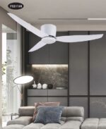 Ventilador de Techo LED NAOMI-XXL Blanco DC 40W Ø132 cm - Imagen 3