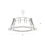 HEMOS Empotrable Aluminio IP20 - Imagen 4