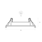 COSPI | Empotrable de aluminio orientable IP20 - Imagen 5