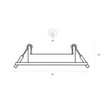 COSPI-C | Empotrable de aluminio orientable IP20 - Imagen 5